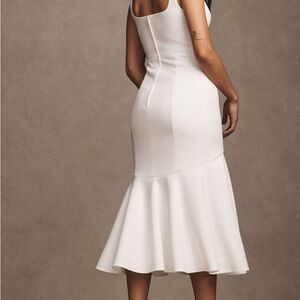 NWT BHLDN White Strapless Sheath Maxi Dress Size 3X